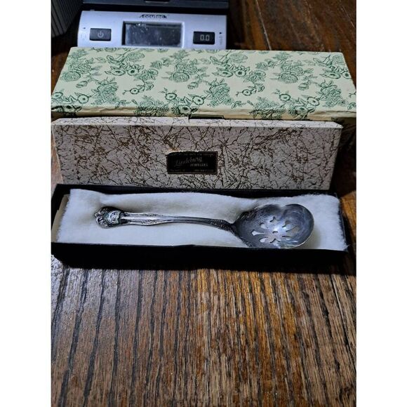 Vintage Masonic National Silverplate Spoon BFCL Emblem Lindenburg Jewelers - Picture 1 of 9